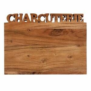 NEW SANTA BARBARA DESIGN STUDIO charcuterie face to face cutting board in brown